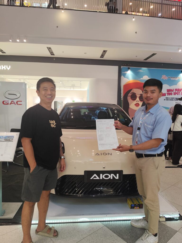 Pemesanan AION UT kepada Dealer AION Bandung Cimahi